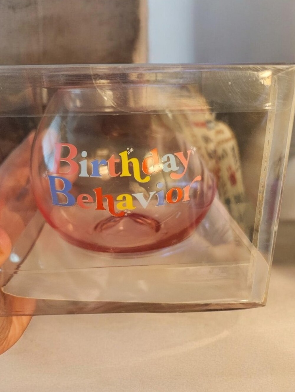 Packed Party Multicolor 'Birthday Behavior' Stemless Drink Goblet